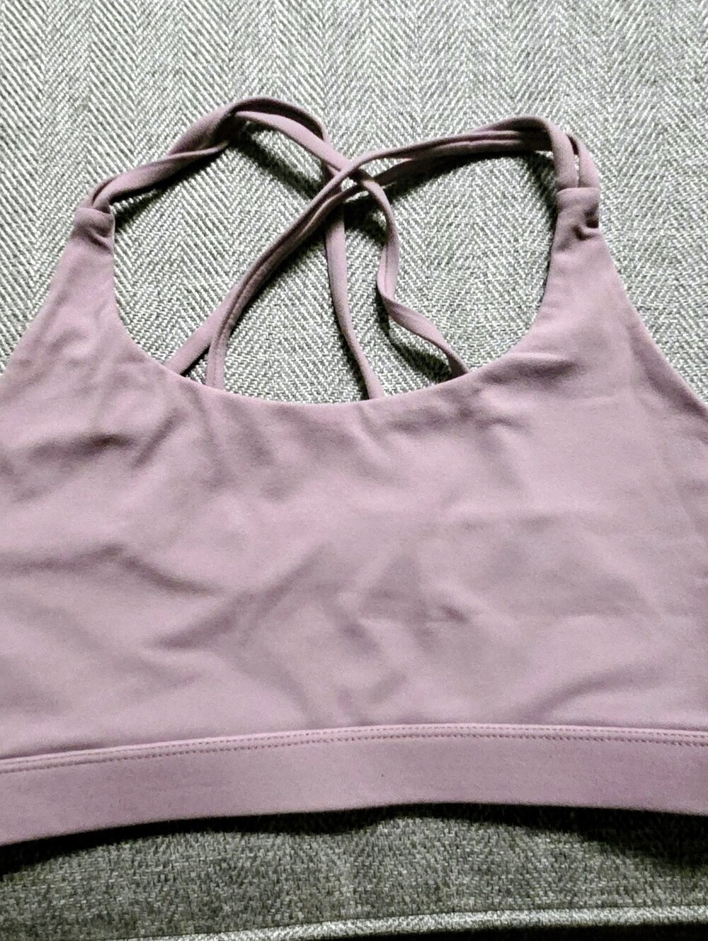lululemon athletica Dusty Pink Strappy Sports Bra Size S